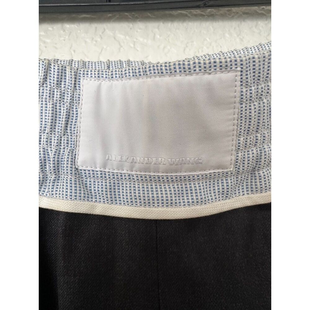 Alexander Wang Elastic Pull On Track Pants Virgin Wool Cotton Blend Size 0 - Picture 5 of 8